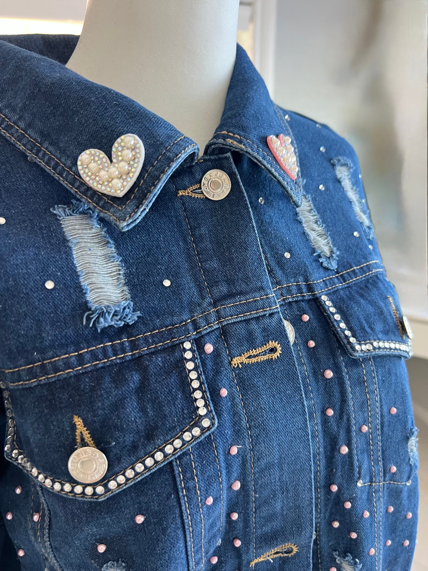 Jean Jacket with Design