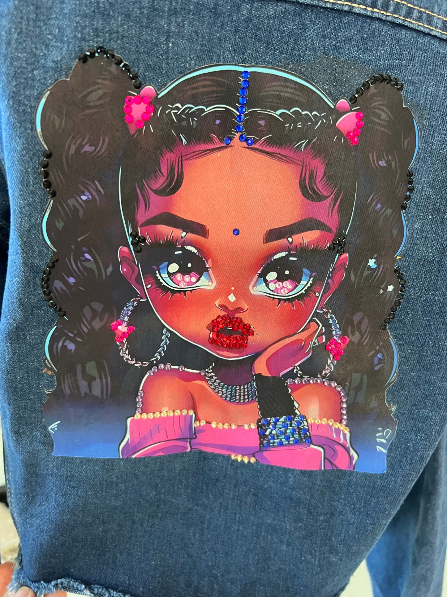 Jean Jacket with Design