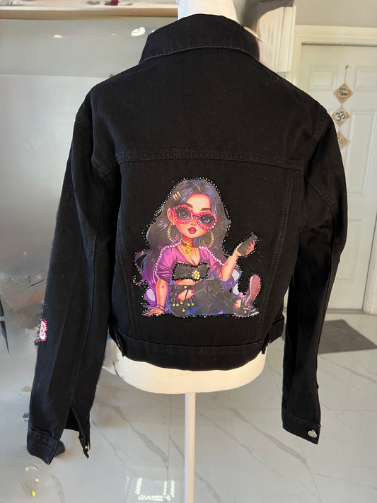 Jean Jacket with Design