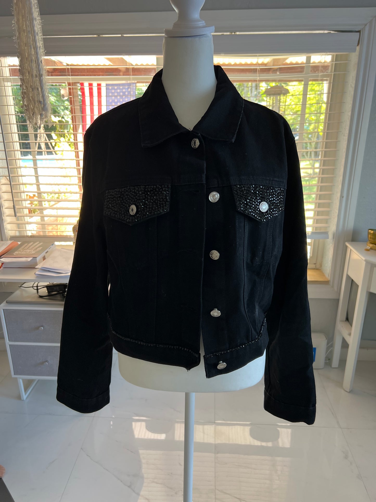 Modern Bear Design Jean Jacket
