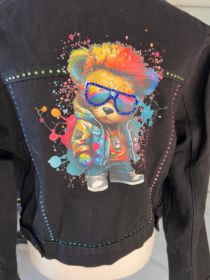 Modern Bear Design Jean Jacket