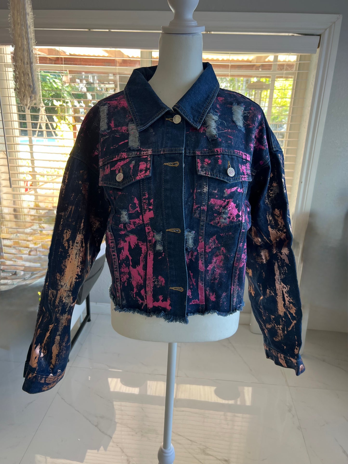 Jean Jacket with Design