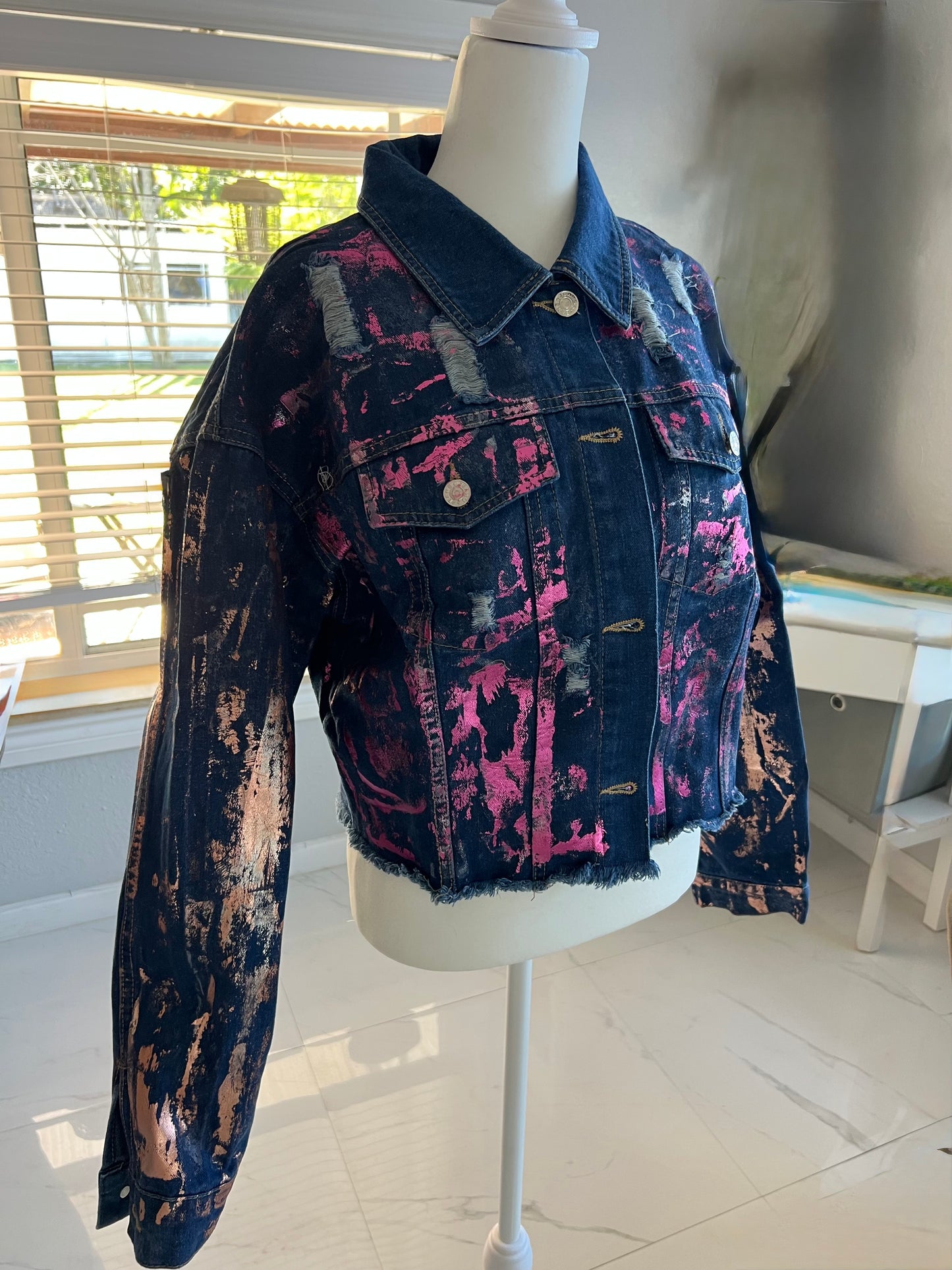 Jean Jacket with Design