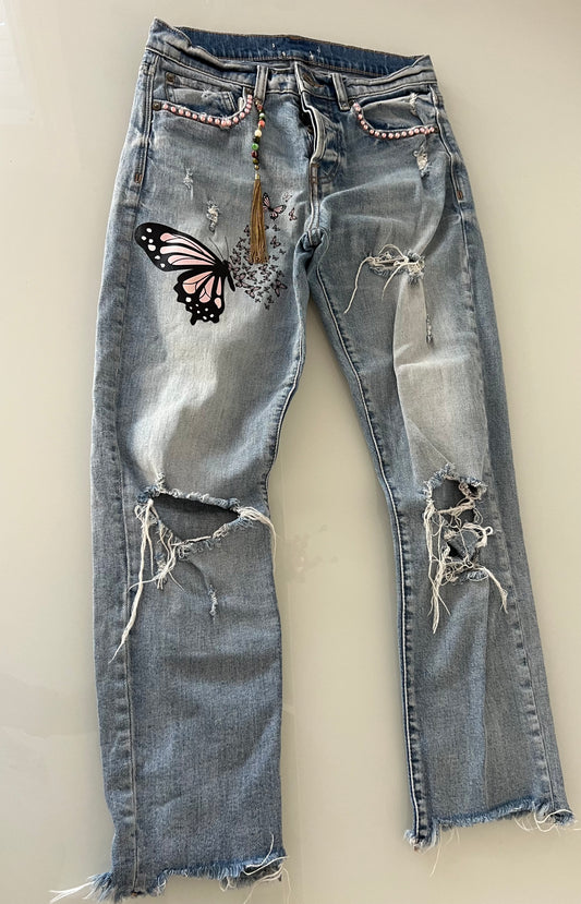 Butterfly Desing Jeans
