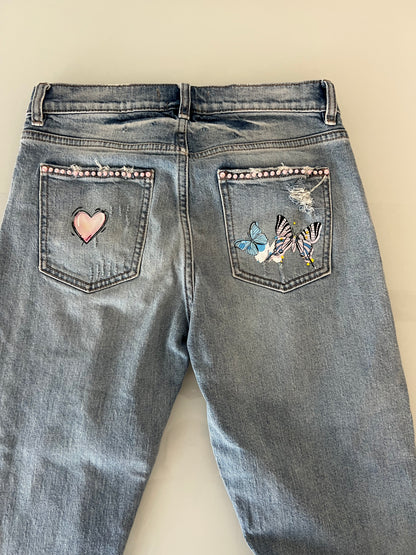 Butterfly Desing Jeans