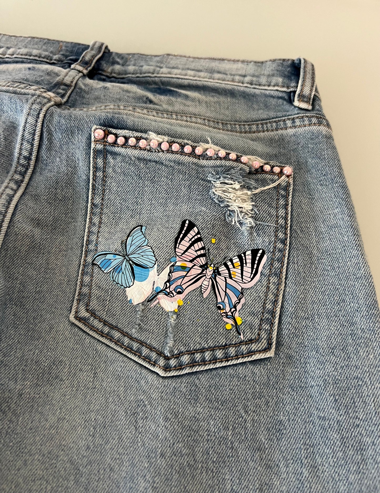 Butterfly Desing Jeans